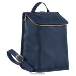 Women Navy Longchamp Le Foulonne Backpack Bags L06408430 - Image 2