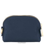Women Navy Longchamp Le Foulonne Coin purse Leather Goods L06408530 - Image 2