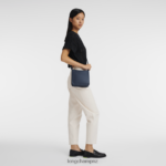 Women Navy Longchamp Le Foulonne Crossbody bag Bags L06408279 - Image 2