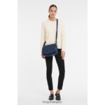 Women Navy Longchamp Le Foulonne Crossbody bag Bags L06408287 - Image 2