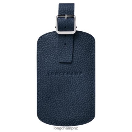 Women Navy Longchamp Le Foulonne Luggage tag Accessories L06408854