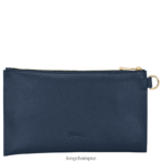 Women Navy Longchamp Le Foulonne Pouch Leather Goods L06408705 - Image 3