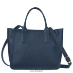 Women Navy Longchamp Le Foulonne Tote bag Bags L06408127 - Image 4
