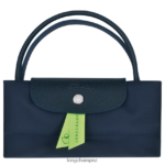 Women Navy Longchamp Le Pliage Green Handbag Bags L06408190 - Image 5