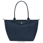 Women Navy Longchamp Le Pliage Green Tote bag Bags L06408406