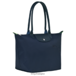 Women Navy Longchamp Le Pliage Green Tote bag Bags L06408406 - Image 3