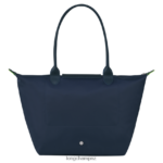 Women Navy Longchamp Le Pliage Green Tote bag Bags L06408406 - Image 4