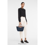 Women Navy Longchamp Le Pliage Original Handbag Bags L06408200 - Image 2
