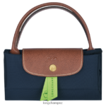 Women Navy Longchamp Le Pliage Original Handbag Bags L06408200 - Image 5