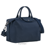 Women Navy Longchamp Le Pliage Xtra Handbag Bags L06408141 - Image 3