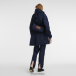 Women Navy Longchamp X D'heygere Crossbody bag/Backpack Bags L06408326 - Image 8