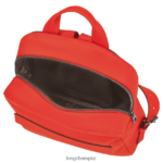 Women Orange Longchamp 3D Backpack Bags L06408433 - Image 4