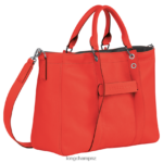 Women Orange Longchamp 3D Handbag Bags L06408184 - Image 2