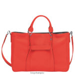 Women Orange Longchamp 3D Handbag Bags L06408184