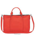 Women Orange Longchamp 3D Handbag Bags L06408184 - Image 3