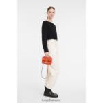 Women Orange Longchamp Box-Trot Crossbody bag Bags L0640821 - Image 2