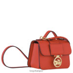 Women Orange Longchamp Box-Trot Crossbody bag Bags L0640821 - Image 3
