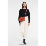 Women Orange Longchamp Box-Trot Crossbody bag Bags L06408232 - Image 2