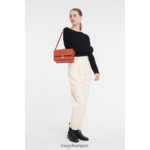 Women Orange Longchamp Box-Trot Crossbody bag Bags L06408232 - Image 6