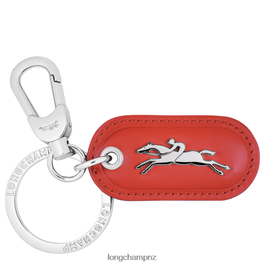 Women Orange Longchamp Box-Trot Key rings Leather Goods L06408739 - Image 1