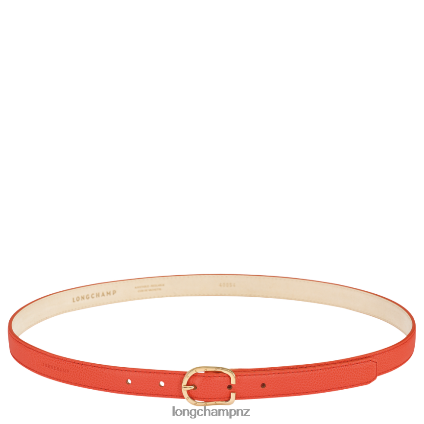 women_orange_longchamp_le_foulonne_belt_accessories_l06408926.png Women Orange Longchamp Le Foulonne belt Accessories L06408926 - Image 1