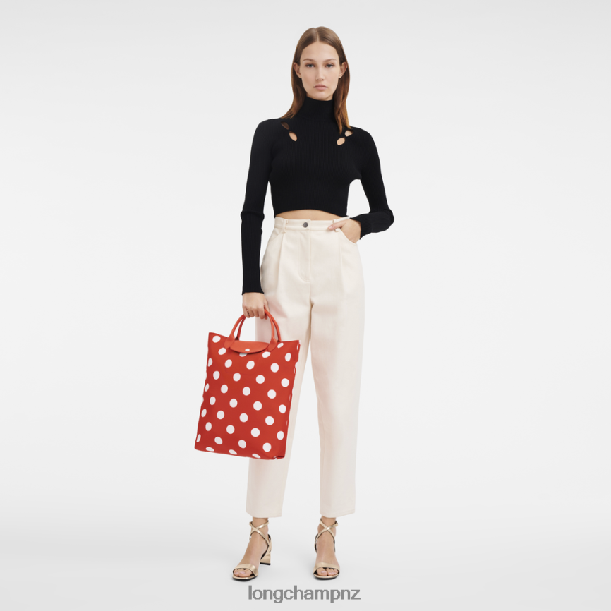 Women Orange Longchamp Le Pliage Collection Tote bag Bags L0640881 - Image 2