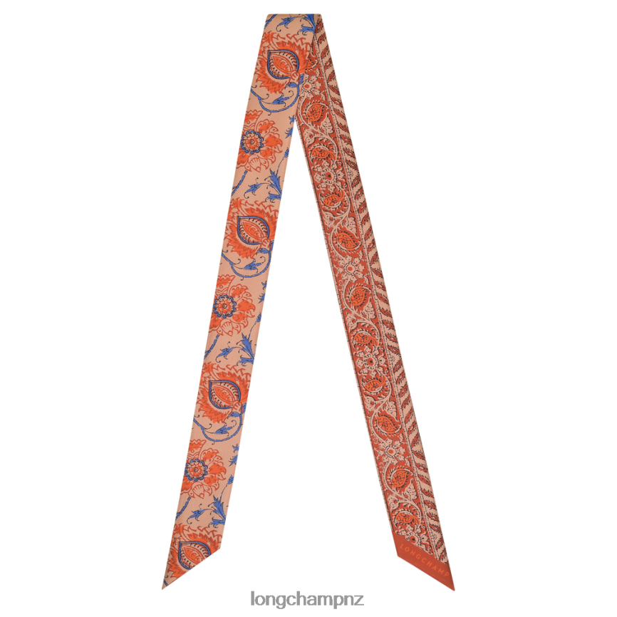 Women Orange Longchamp Spring/Summer Collection 2022 Silk ribbon Accessories L064081025 - Image 1