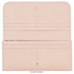 Women Pale Pink Longchamp Box-Trot Continental wallet Leather Goods L06408561 - Image 3