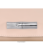 Women Pale Pink Longchamp Roseau Clutch Leather Goods L06408249 - Image 3