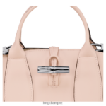 Women Pale Pink Longchamp Roseau Handbag Bags L06408102 - Image 3