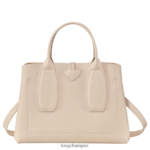 Women Paper Longchamp Roseau Handbag Bags L06408106 - Image 4