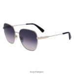 Women Peach/Grey Longchamp Spring/Summer Collection 2023 Sunglasses Accessories L0640816 - Image 2