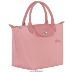 Women Petal Pink Longchamp Le Pliage Green Handbag Bags L06408191 - Image 3