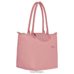 Women Petal Pink Longchamp Le Pliage Green Tote bag Bags L06408414 - Image 2