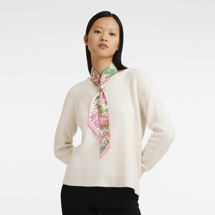 Women Pink Longchamp Spring/Summer 2023 Collection Bandeau Accessories L064081020 - Image 2
