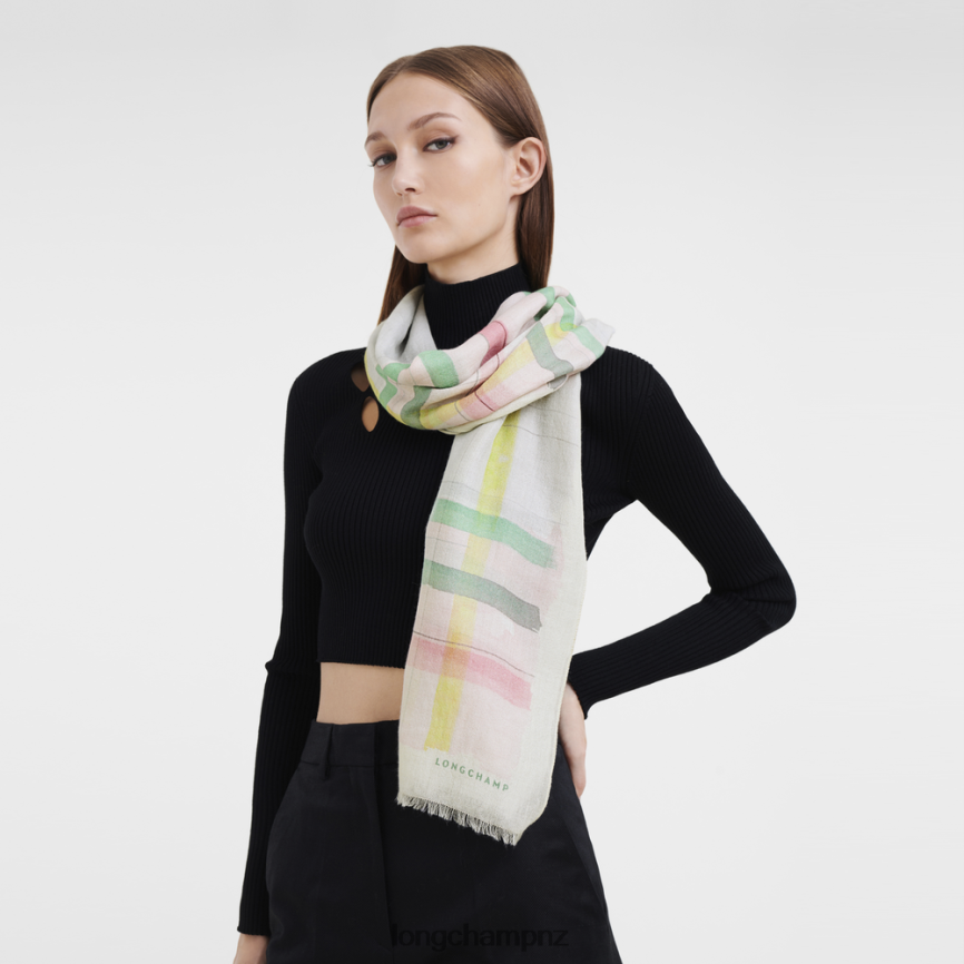 Women Pink Longchamp Spring/Summer 2023 Collection Stole Accessories L06408994 - Image 2