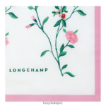 Women Pink Longchamp Spring/Summer 2023 Collection Stole Accessories L06408996 - Image 3