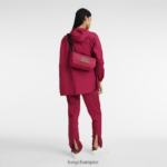 Women Pink Longchamp X D'heygere Crossbody bag/Backpack Bags L06408325 - Image 8