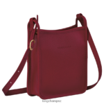 Women Red Longchamp Le Foulonne Crossbody bag Bags L06408276 - Image 3
