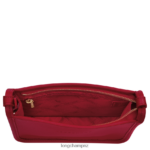 Women Red Longchamp Le Foulonne Crossbody bag Bags L06408276 - Image 5