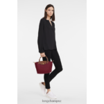Women Red Longchamp Le Pliage Original Handbag Bags L06408199 - Image 2