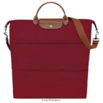 Women Red Longchamp Le Pliage Original Travel bag expandable Bags L06408820