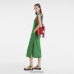 Women Red Longchamp Le Pliage Re-Play Handbag Bags L0640847 - Image 2