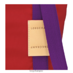 Women Red Longchamp Le Pliage Re-Play Tote bag Bags L0640852 - Image 5