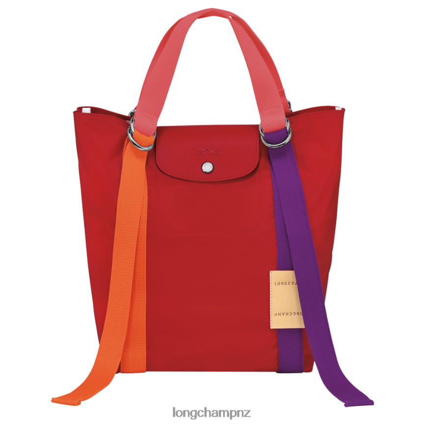 Women Red Longchamp Le Pliage Re-Play Tote bag Bags L0640852 - Image 1