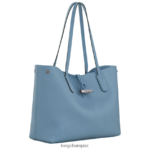 Women Slate Longchamp Roseau Essential Tote bag Bags L06408363 - Image 3