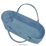 Women Slate Longchamp Roseau Essential Tote bag Bags L06408363 - Image 5
