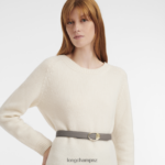 Women Taupe Longchamp Mailbox belt Accessories L06408923 - Image 2