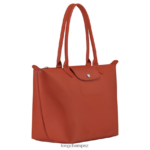 Women Terracotta Longchamp Le Pliage City Tote bag Bags L06408350 - Image 3