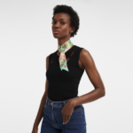 Women Turquoise Longchamp Spring/Summer 2023 Collection Bandeau Accessories L064081022 - Image 4